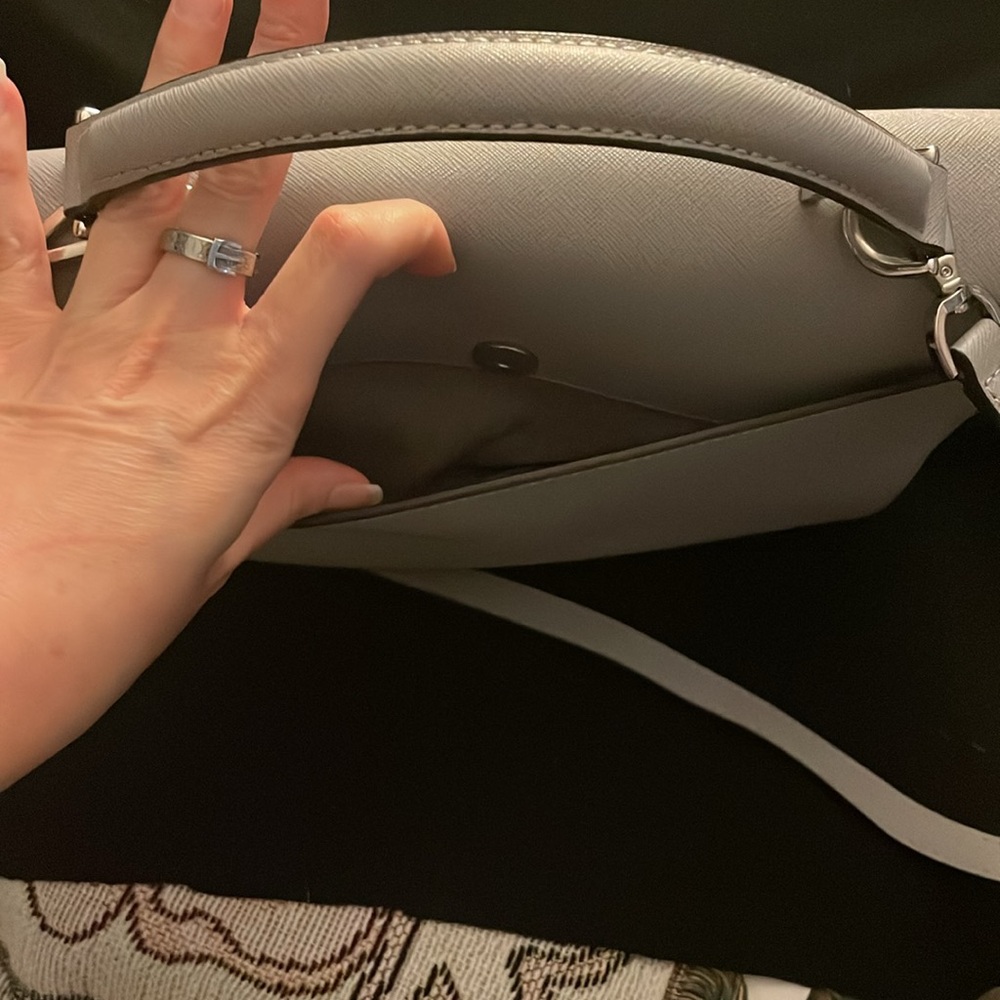 Michael Kors Gray Satchel with Silver Hardware - Picture 11 of 11